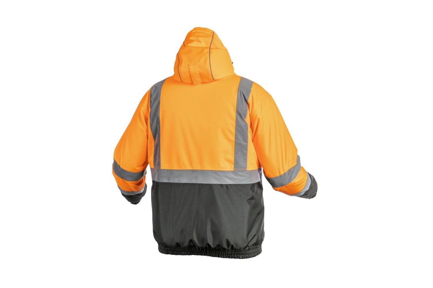 Högert Technik - Arbeitsjacke Herren OKER, Reflektierende Jacke Wattierte, Warn Pilotenjacke Herren, Winddichte Warnjacke mit Polyester-Isolierung, 3 in 1 Jacke