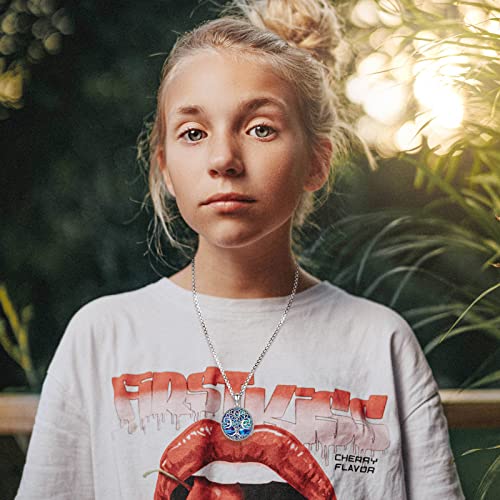 Wiccan Jewelry Pendant Necklace Wicca Protection Pagan Amulet Female Pentagram Moon Magic Talisman Pentacle Arbol De La Vida Viking Goddess Triple Moon Goddess Necklace Opal Witchy Necklace For Women 925 Sterling Silver Tree Of Life Jewelry Pentagram Necklace For Women Norse Pagan Jewelry #TOP7