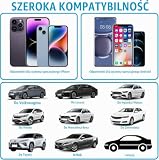Bezprzewodowy adapter CarPlay 2 w 1, mini bezprzewodowy CarPlay 2 w 1 do urządzeń Apple/Android, Plug & Play, Bluetooth i WLAN, automatyczne połączenie, do systemu Android 11+ i iPhone iOS 10+