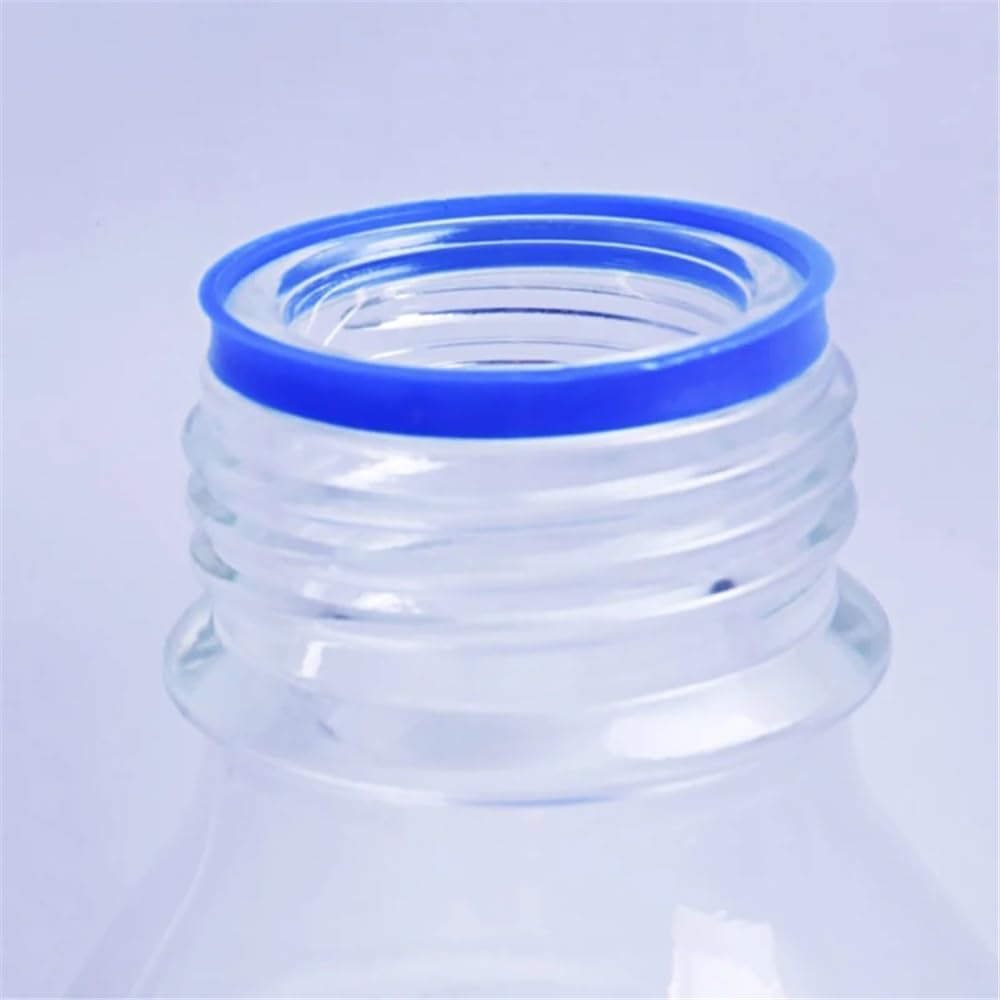Cristalería de Laboratorio Botella de reactivo con tapa de rosca azul GL45 mm, vidrio de borosilicato, 2000 ml, 3000 ml, 5000 ml, pared gruesa, graduación, muestra, tapa de plástico(1000ml)