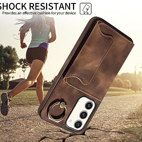 Housse cuir Samsung S23 Plus idéale pour vos déplacements et vidéos - 4