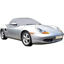 Compatible Soft Top Roof Protector Half Cover for Porsche Boxster 986, Years 1997 to 2004 Grey