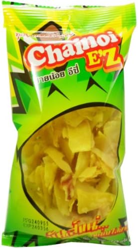 Crispy Fried Durian Chips Snack Real Fruit Net Wt 40 G (1.41 Oz) Chainoi E'z Brand X 3 Bags