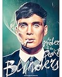 Da Bang Peaky Peaky Blinders Season 4 TV Poster Fabric Cloth Poster (24' x 36') (24'x29.6'(60cm X75 cm)-3)