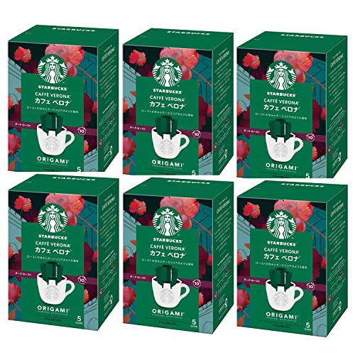 ネスレ日本 スターバックス オリガミ パーソナルドリップコーヒー カフェベロナ 5袋×6箱レギュラー