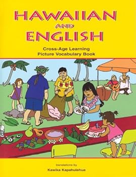 Paperback Hawaiian And English Cross-Age Learning Picture Vocabulary Book