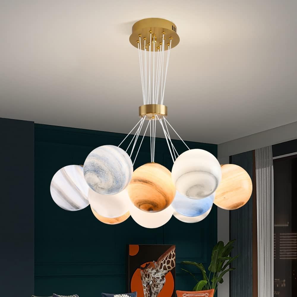 Lustre moderne salle à manger et grand luminaire suspendu de salon