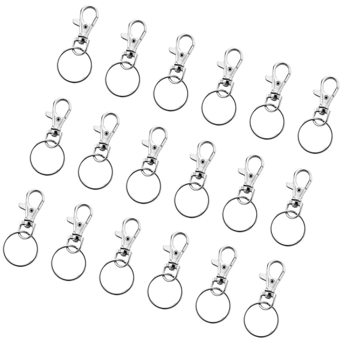 Cierres giratorios de langosta para mochilas escolares y llaveros de manualidades de 25 mm