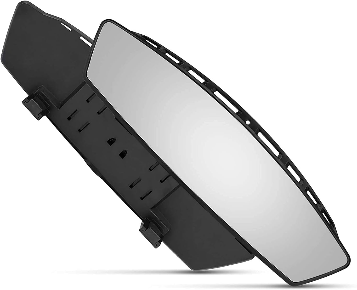 Verivue Mirrors Universal 12 Inch Interior Clip On Panoramic Curved Convex Rearview