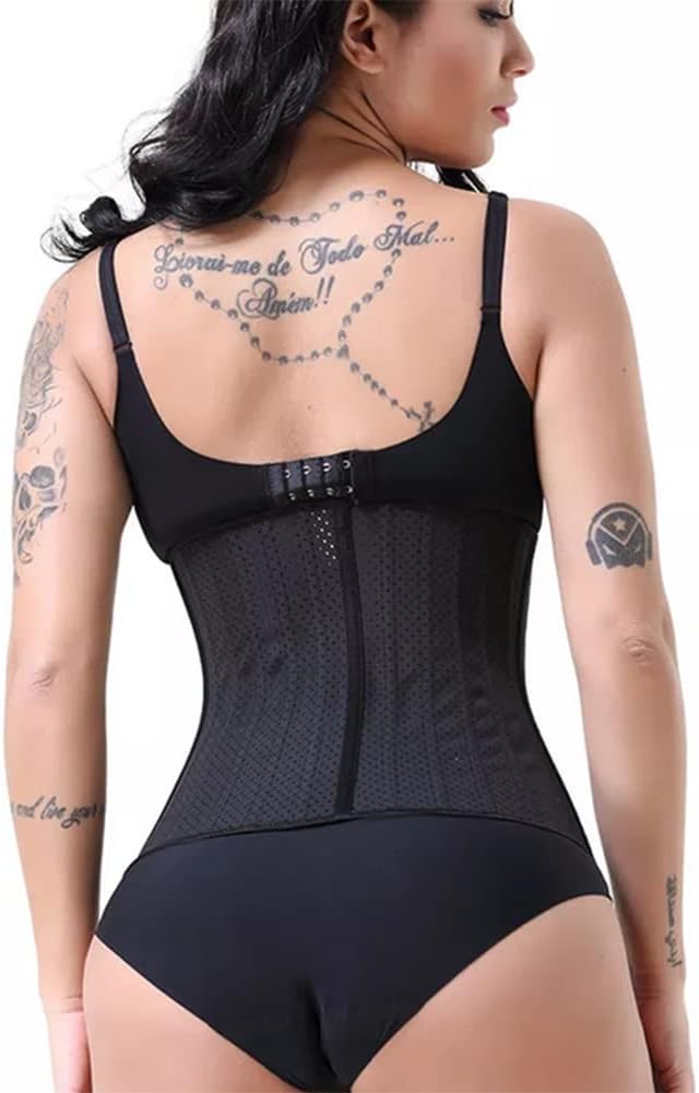 Tummy Control High Waist Trainer Slimming Sport Women Three-Row Buckle Adjustable Super Breathable Trimmer