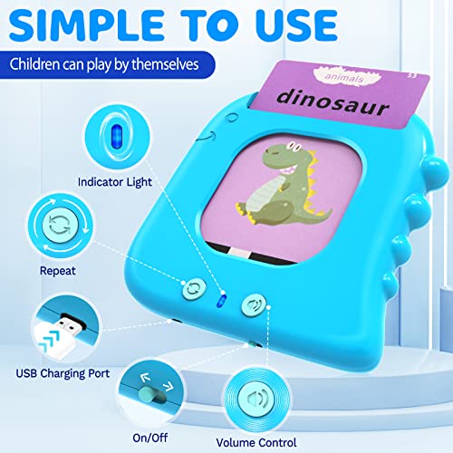 Toddler Toys For 2 3 4 5 6 Year Old Boys Girls, Autism Sensory Toys For Autistic Children, Learning Educational Toys For Kids, Speech Therapy Toys With 224 Sight Words Talking Flash Cards #TOP2