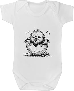 Azeeda 'Baby Chick Hatching' Baby Grows/Bodysuits (GR051166)