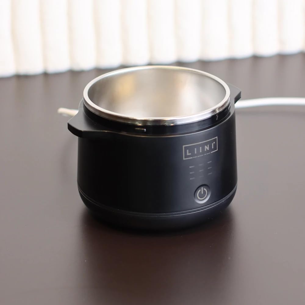 LIINI 1.0 PRO Breiwärmer schwarz - Akku Babybreiwärmer, 50W Heizleistung, USB-C, BPA-frei