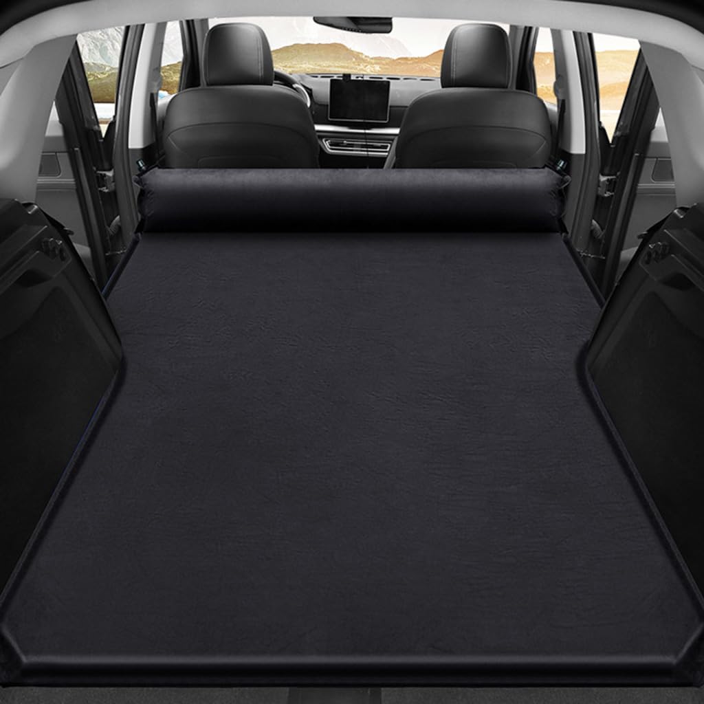 Colchón de Aire de Coche para BMW I3 2011-2023,Autoinflables Doble Acampada Cama Inflable Plegable Móvil Viaje Camping Colchonetas Colchón Hinchable,A- Black