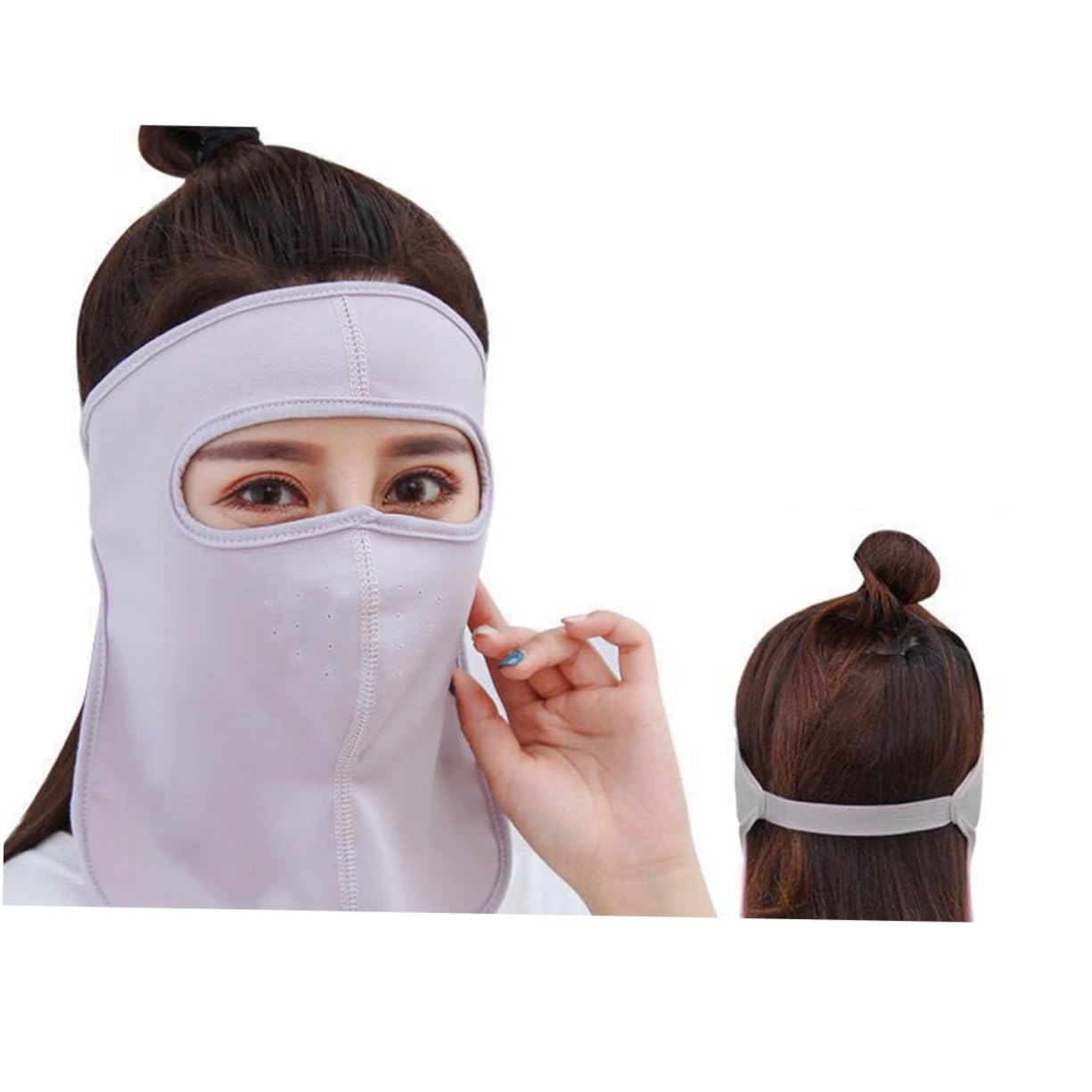 Gatuida Neck Gaiter Women 4pcs Sun Protection Mask Breathable Fabric Random Color