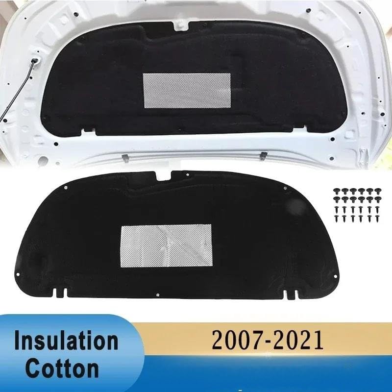 Tapis d'isolation phonique capot en coton pour Corolla - 3