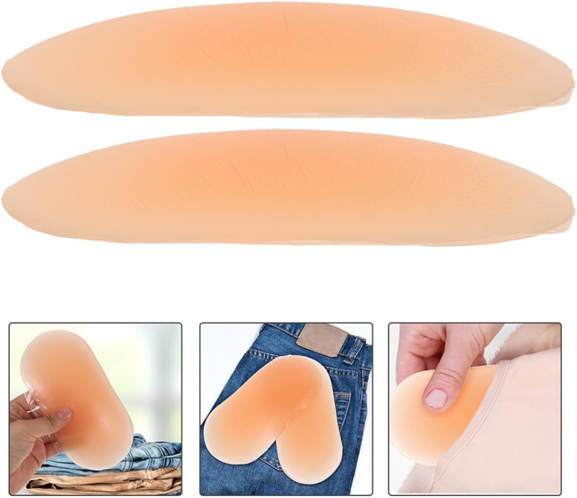 SUPVOX 1 Pair Silicone Buttock Pads for Women, Butt Shapers for Body Shaping with Smooth and Flat Surface, Convenient to Use Hip Pad for Enhanced Curves and Comfortable Fit