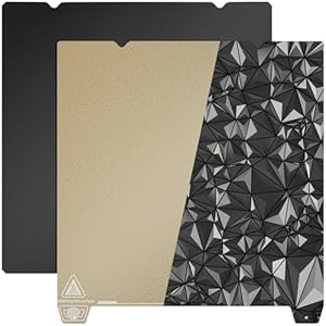 YOOPAI Doppelseitig Texturiert PEI + Glattes PEO Druckplatte 235x235mm, Magnetisch Spring Steel Druckbett für Creality Ender 3/ Ender 3 Pro/Ender 3 V2/ Ender 3 S1/ Ender 3 Neo/Voxelab Aquila