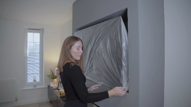 12x10FT 6 Pack Extra Large Plastic Dust Sheets for Decorating - 3.6M x 3M - Plastic Dust Sheets for Painting - Clear Plastic Sheet for Furniture & Floor Covering - Plastic Sheeting Heavy Duty - RAULDE