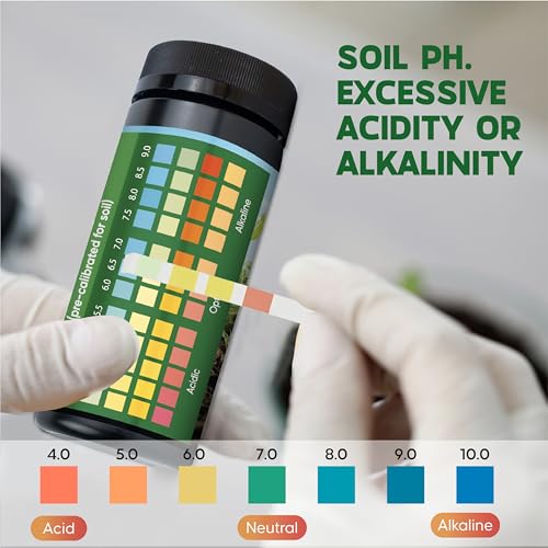 Kit de prueba de pH del suelo para mejorar el rendimiento de tu jardín y césped exterior 7