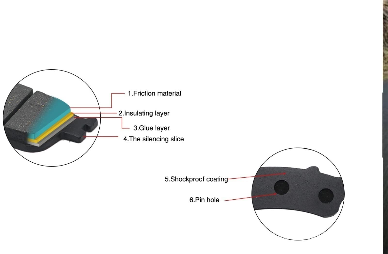 Front & Rear Brake Pad Set For Suzuki DR-Z400S/SM (2000-2021) - Semi-Metallic, Quiet Operation
