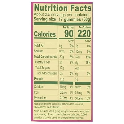 Solely Organic Mango & Passion Fruit Gummies, 2.5 OZ