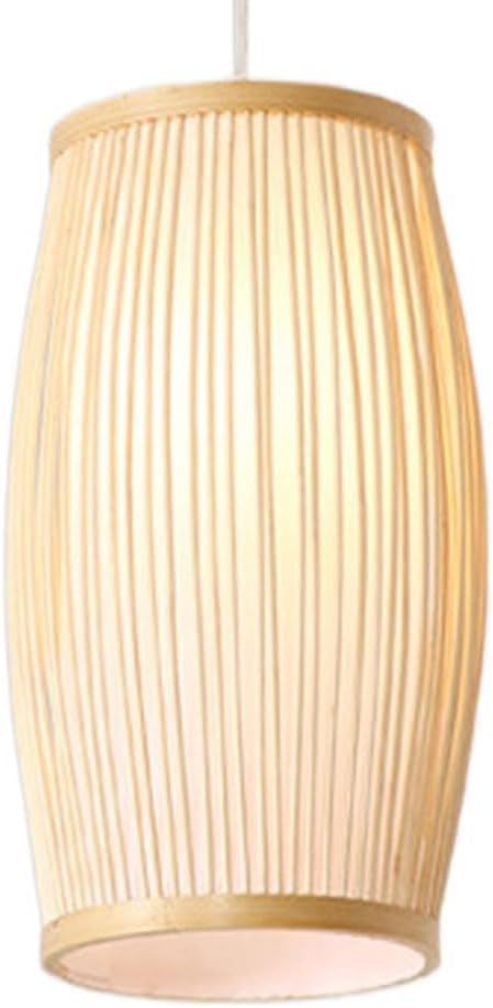 Lustre de style Boho avec suspension en rotin fait main pour lumière tamisée