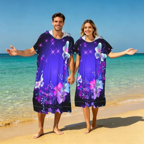 Poncho à capuche en microfibre pour se changer discrètement à la plage