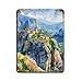 Produktbild Meteora Aquarell-Blechschild mit Griechenland, Vintage, Metall, Pub, Club, Café, Bar, Zuhause, Wandkunst, Dekoration, Poster, Retro, 30 x 40 cm