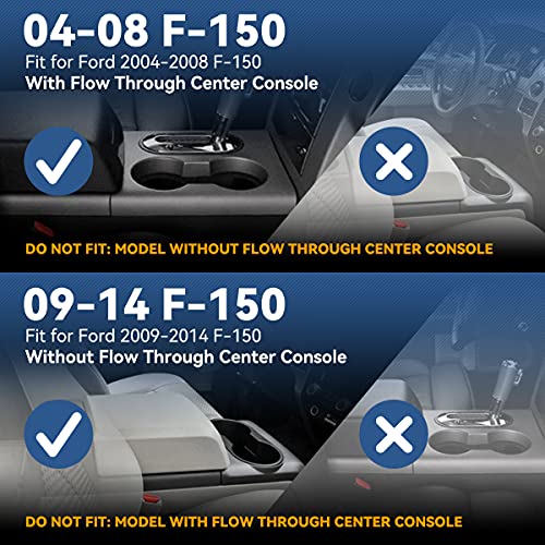 Juego 2 Inserts Portavasos Para Ford F150 Lincoln Navigator miniatura 4
