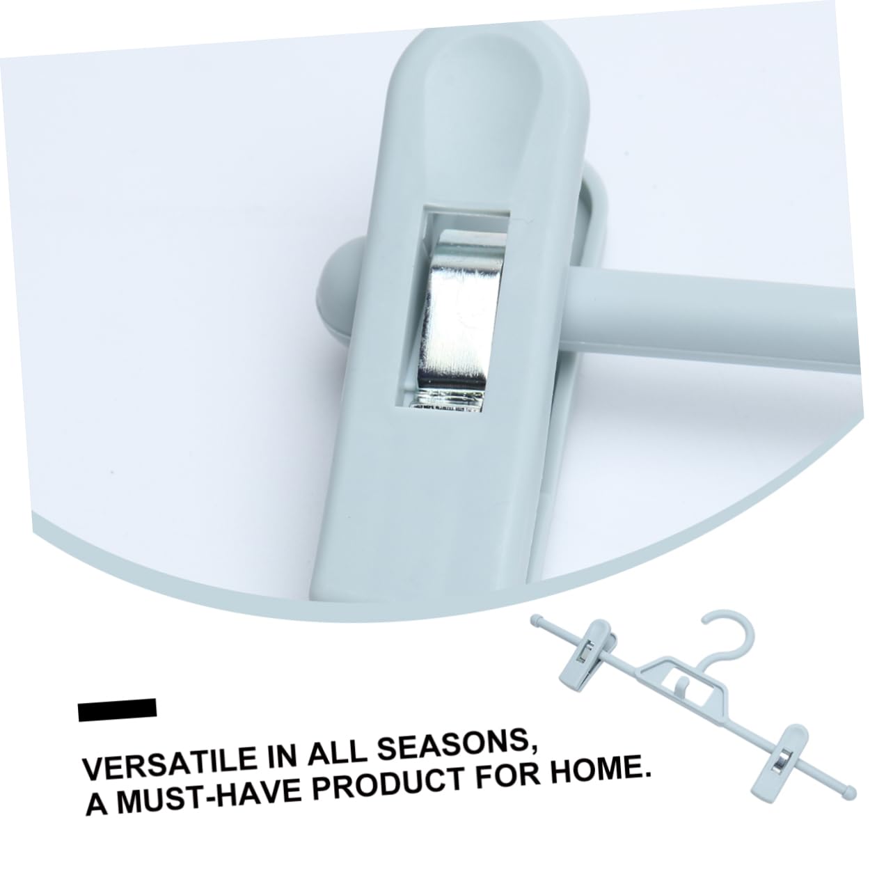 Cabilock 10pcs Stacked Trousers Hanger Trousers Hanger Trouser Hangers with Clips Pants Hangers Clothes Organizer for Clothes Drying Rack Heavy Duty Clothes Rack Pants Clip Plastic