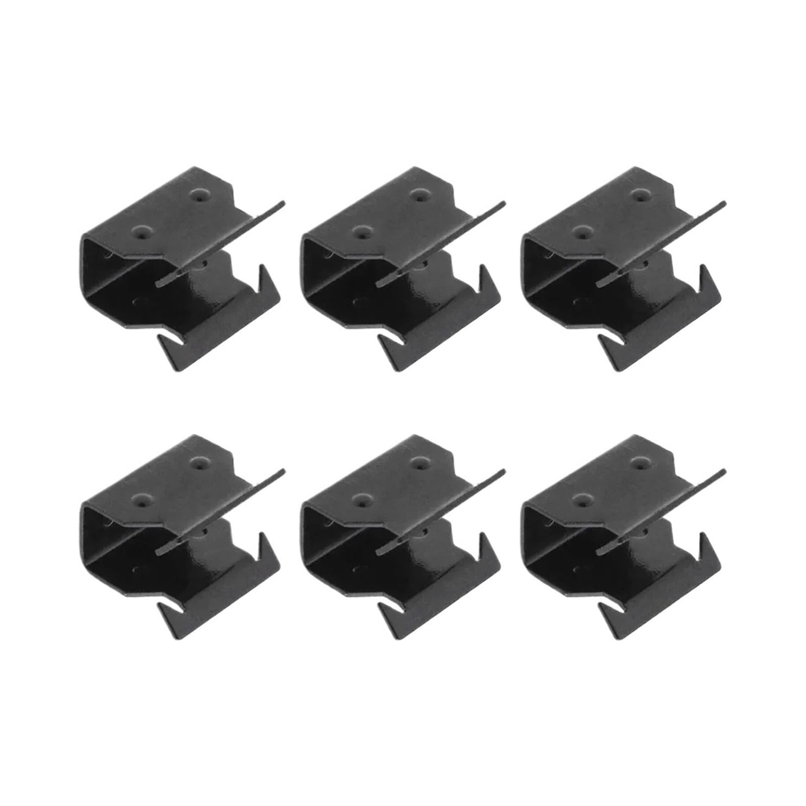 KXFVYNE Black 6pcs Car Metal Clamps Cowl Scuttle Panel Trim Clips Compatible MK2 OEM Part Number 1329640 Accessories