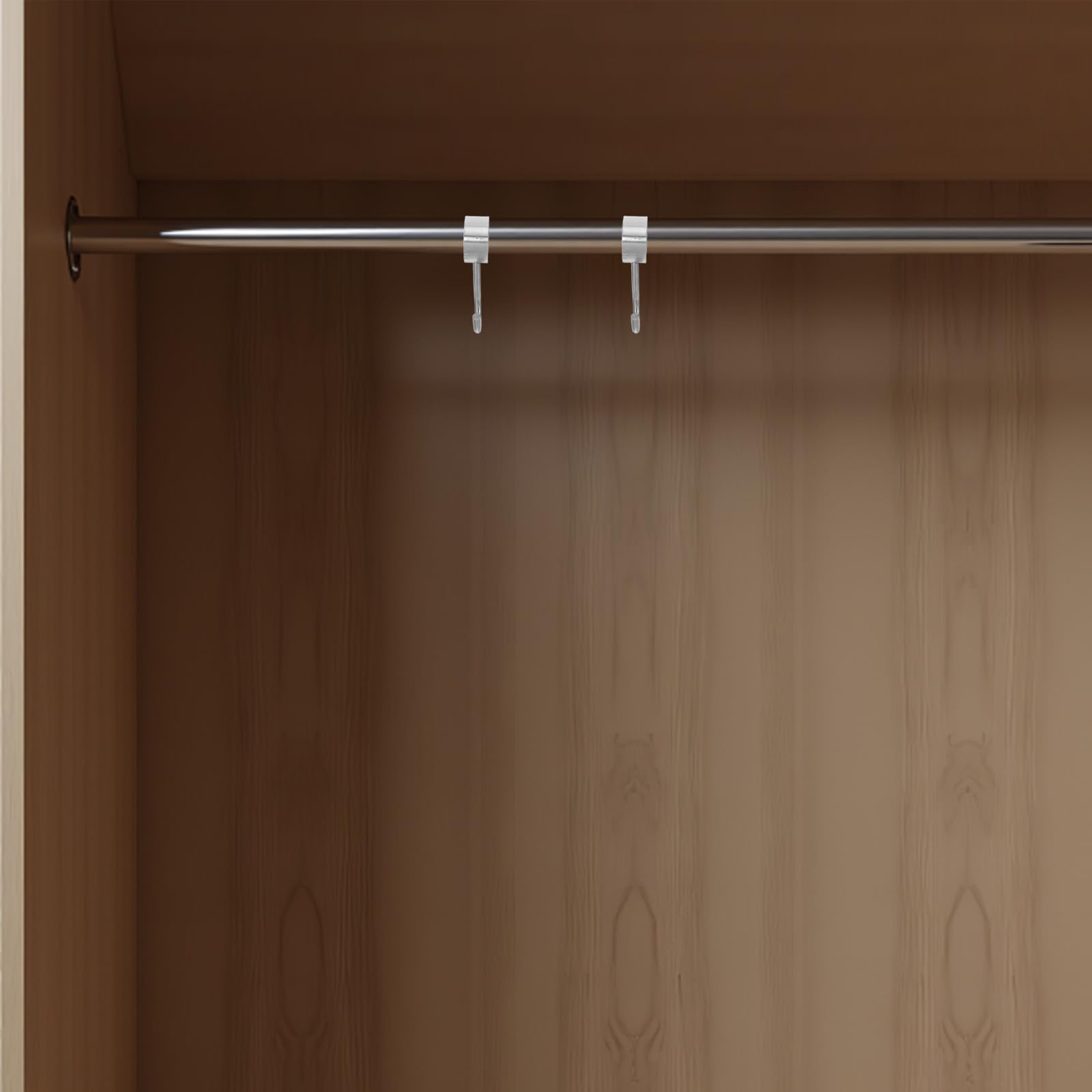 Veemoon 20 ganci per tubi resistenti - Ganci da cucina - per pentole e padelle in acciaio inossidabile per barbecue all'aperto - Gancio da parete in tubo tondo per asta portasciugamani da 25 mm