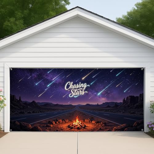 Cubierta de garaje Chasing Stars con patrón estrellado de alta gama 6