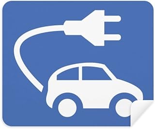 Plug Energy Vehicles Protect Environment Pattern Cleaning Cloth Screen Cleaner 2pcs Suede Fabric