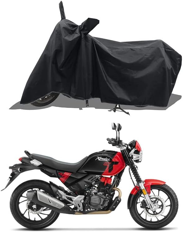 Grabndeals Black Waterproof Bike Motorcycle scooty Two Wheeler Cover