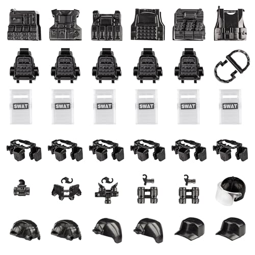 Image of Weapons Pack Military Weapons Accessories Chicken Gear Weapon Parts Toys Military Equipment Battle Blocks Bricks Compatible with Major Brand, 3 Years Old and up, Us Weapons(88pcs)
