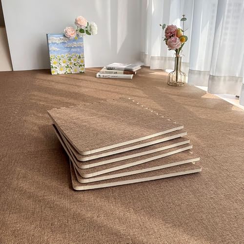 High-Density Foam Floor Pads Soundproof Interlocking Floor Tiles Non-Slip Floor Protection Mats 0.6/1cm Thickness for Home Gym Playroom Garage