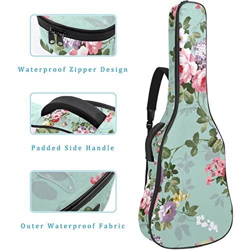 Sac à dos imperméable pour guitare acoustique protégeant de la pluie avec organiseur