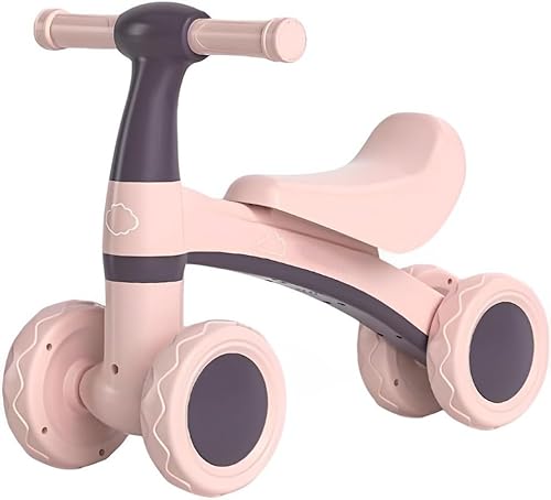子供用三輪車 キックバイク 乗り物 ベビー ペダル無し 超軽量 持ち運び便利 幼児用 乗用玩具 誕生日プレゼント 出産祝い おしゃれ おもちゃ かわいい (ピンク)