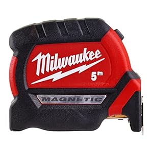 Milwaukee 4932464599 Magnetisches Maßband 5m Rot