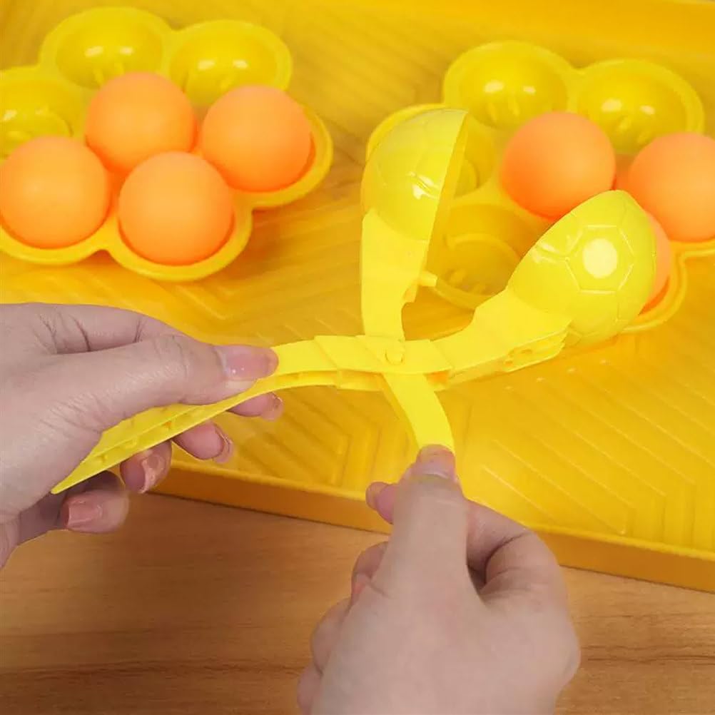 Montessori Ball Transfer Pinzetten-Set - Spielzeug zur Förderung der Feinmotorik, Hand-Augen-Koordination Aktivität mit Tablett