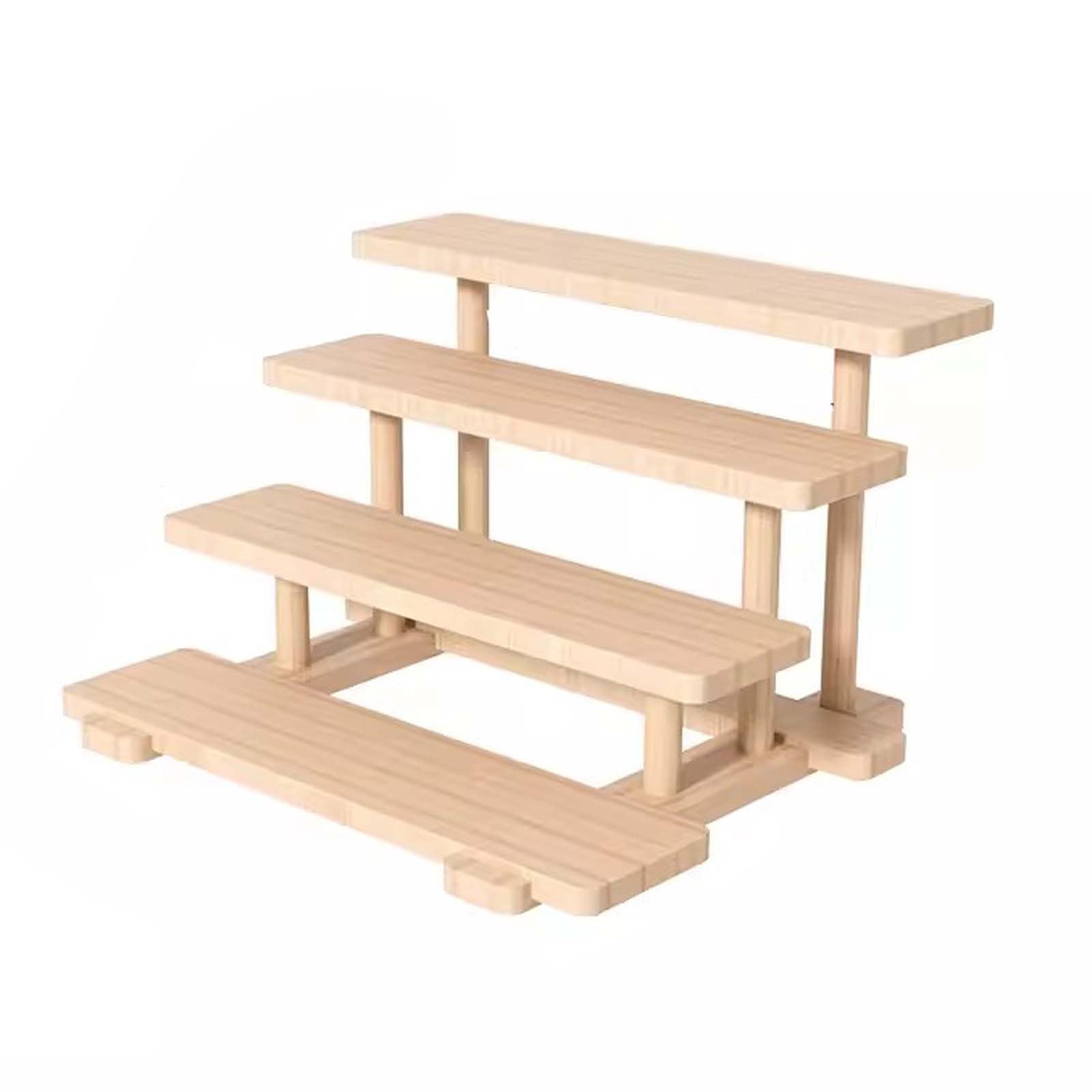 Support de plantes en bois intérieur extérieur, présentoir d'angle grand format pour pots