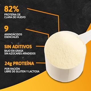 Proteina Istantanea di Albume d’Uovo in Polvere Sapore Neutro (1020 g) | Proteina in Polvere Senza Glutine | Per Massa Muscolare | Senza Lattosio