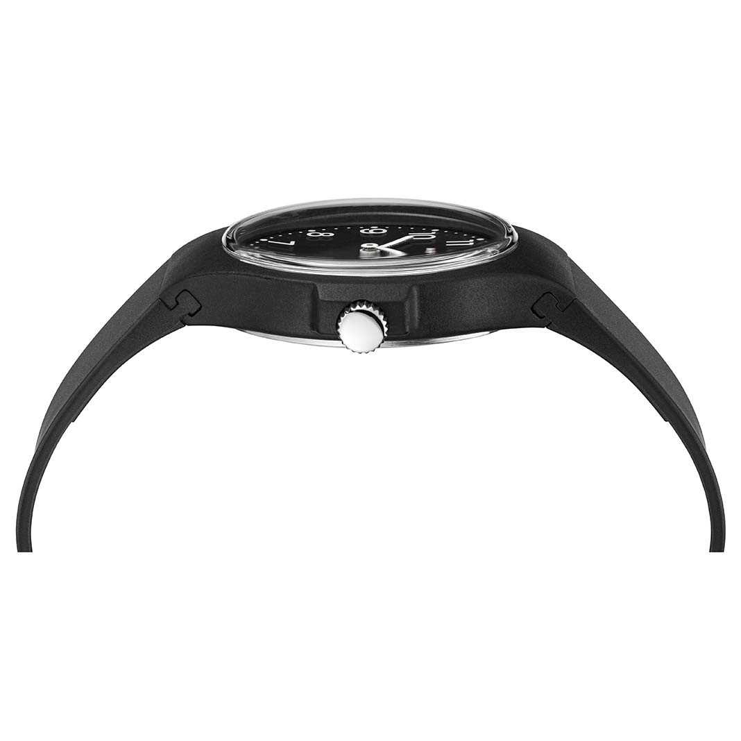 M+WATCH WYA.37120.RB 37mm Black Silicone watch for Women