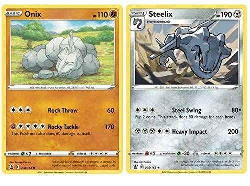 Steelix 099 163 Battle Styles - Pokemon Evolution 2 Card Lot