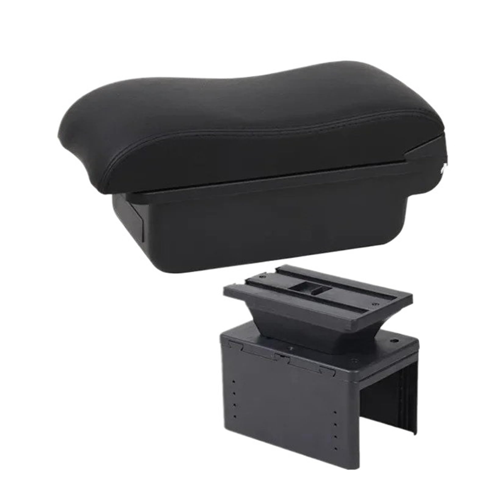 GBGWRMRYX Center Armrest Box For Opel For Zafira B Car Armrest Box Center Storage Box With USB LED Light Interior Parts Arm Rest(A black line No USB)