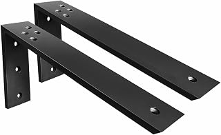 Countertop Support Brackets 2 Pack L Bracket Countertop Brackets 20" x 8" x 2.5" Heavy Duty 3/8" Thick Shelf Brackets Metal Corbels L Shape Bracket for Wood Shelf/Quartz/Granite/Concret Countertops