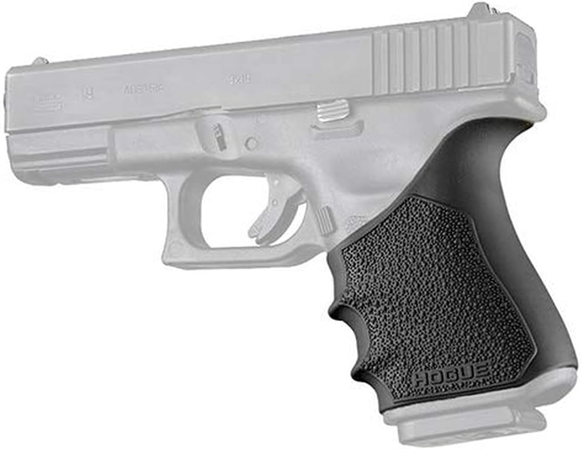 Hogue HandAll Beavertail Rubber Grip Sleeve for GLOCK 19, 23, 32, 38 (Gen 3-4)