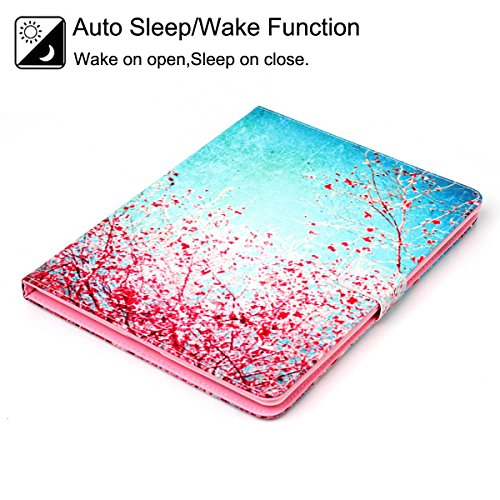 Ipad Case, Ipad 2 3 4 Case, Newshine [Perfect Fit] Pu Leather Magnetic Flip Wallet [Kickstand] Case Cover With [Auto Sleep/Wake Feature] For Apple Ipad 4/Ipad 3/Ipad 2 (Sakura) #TOP1